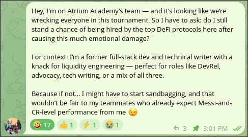 the notorious Telegram message